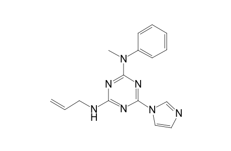 6-(1-imidazolyl)-N4-methyl-N4-phenyl-N2-prop-2-enyl-1,3,5-triazine-2,4-diamine