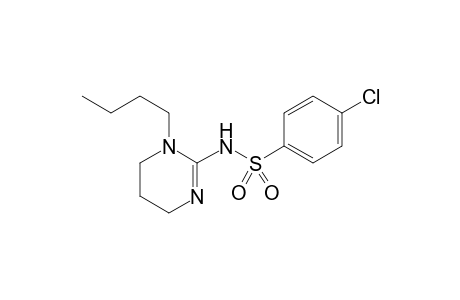 N-(1-butyl-5,6-dihydro-4H-pyrimidin-2-yl)-4-chloro-benzenesulfonamide