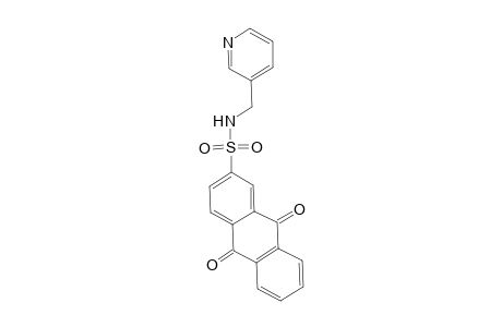 9,10-Dioxo-9,10-dihydro-anthracene-2-sulfonic acid (pyridin-3-ylmethyl)-amide