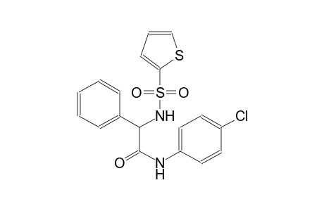 N-(4-chlorophenyl)-2-phenyl-2-[(2-thienylsulfonyl)amino]acetamide