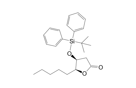 (4S,5S)-4-[tert-butyl(diphenyl)silyl]oxy-5-pentyl-2-oxolanone