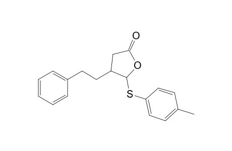 4-(2-Phenylethyl)-5-(p-tolylsulfanyl)dihydrofuran-2-one