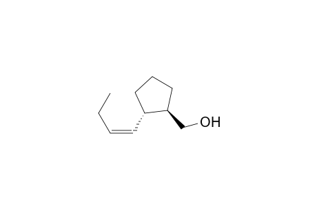 Cyclopentanemethanol, 2-(1-butenyl)-, [1R-[1.alpha.,2.alpha.(Z)]]-