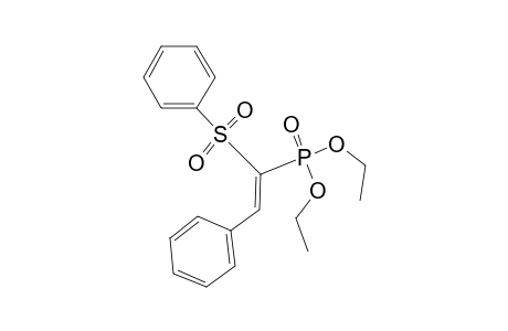 Phosphonic acid, [2-phenyl-1-(phenylsulfonyl)ethenyl]-, diethyl ester, (Z)-