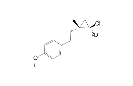 1-[2-((1R,2R)-2-Chloro-1-methyl-2-deuterio-cyclopropyl)-ethyl]-4-methoxy-benzene
