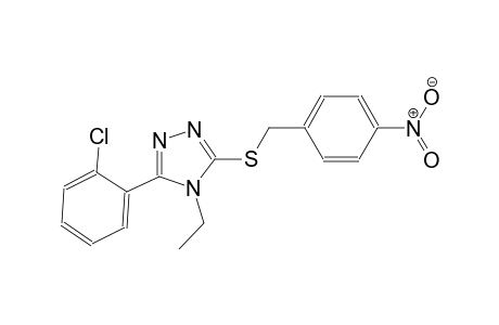 5-(2-chlorophenyl)-4-ethyl-4H-1,2,4-triazol-3-yl 4-nitrobenzyl sulfide