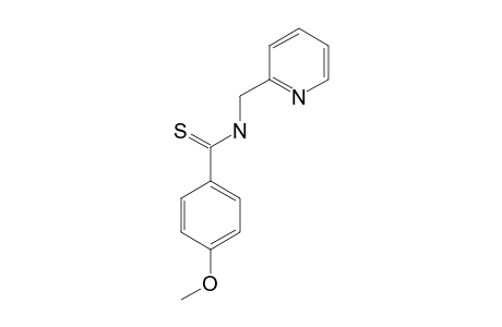 N-2-PYRIDYLMETHYL-4-METHOXYBENZENECARBOTHIOAMIDE