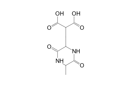 2-(5-Methyl-3,6-dioxopiperazin-2-ylmethyl)-malonic acid