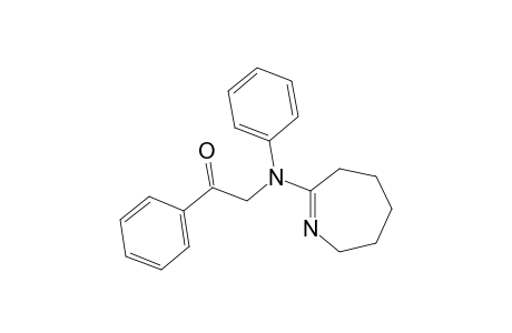 1-Phenyl-2-[N-(3,4,5,6-tetrahydro-2H-azepin-7-yl)anilino]ethanone