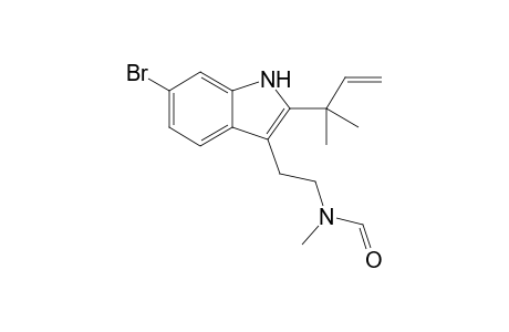N-{2-[6-Bromo-2-(2-methylbut-3-en-2-yl)-1H-indol-3-yl]ethyl}-N-methylformamide