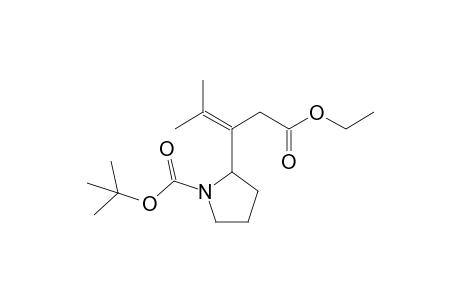 Ethyl 1-[(1,1-Dimethylethoxy)carbonyl]-.beta.-[(1-methyl)ethylidene]-2-pyrrolidinepropanoate
