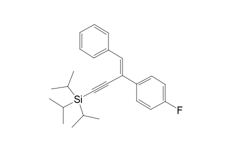 (Z)-(3-(4-Fluorophenyl)-4-phenylbut-3-en-1-yn-1-yl)triisopropylsilane