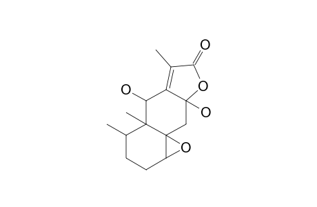 1-BETA,10-BETA-EPOXY-6-BETA-HYDROXY-8-BETA-HYDROXY-EREMOPHILA-7(11)-EN-12,8-ALPHA-OLIDE