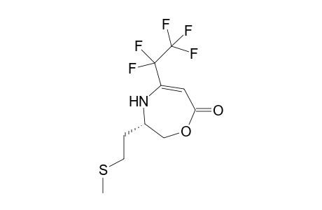 (3S)-3-(2-methylsulfanylethyl)-5-(1,1,2,2,2-pentafluoroethyl)-3,4-dihydro-2H-1,4-oxazepin-7-one