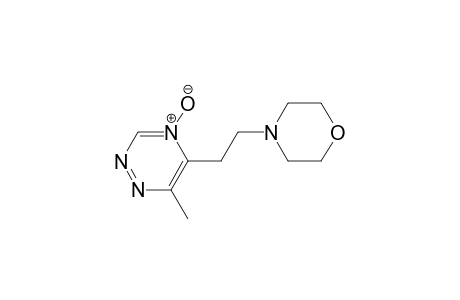 4-[2-(6-methyl-4-oxidanidyl-1,2,4-triazin-4-ium-5-yl)ethyl]morpholine