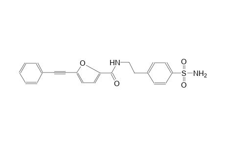 N-{2-[4-(aminosulfonyl)phenyl]ethyl}-5-(phenylethynyl)-2-furamide