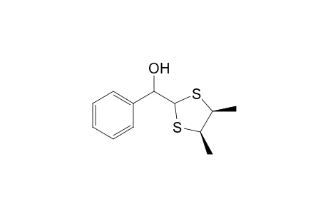 (cis)-4,5-Dimethyl-2-(.alpha.-hydroxybenzyl)-1,3-dithiolane
