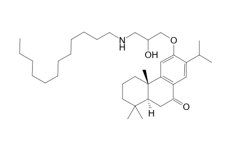 12-[3-(Dodecylamino)-2-hydroxypropoxy]abieta-8,11,13-trien-7-one