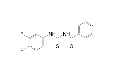 1-benzoyl-3-(3,4-difluorophenyl)-2-thiourea