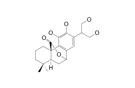 11,12,16,17-TETRAHYDROXY-7,10-(EPOXYMETHANO)-ABIET-8,11,13-TRIENE-20-ONE