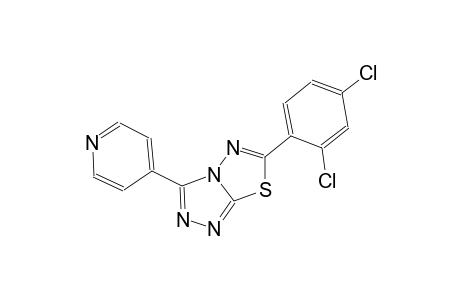 6-(2,4-dichlorophenyl)-3-(4-pyridinyl)[1,2,4]triazolo[3,4-b][1,3,4]thiadiazole