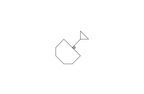 1-Cyclopropyl-1-cycloheptyl cation