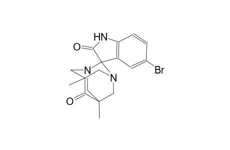 5-bromo-5',7'-dimethyl-1,2-dihydro-1',3'-diazaspiro[indole-3,2'-tricyclo[3.3.1.1³,⁷]decane]-2,6'-dione