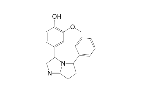 4-(2,3,6,7-tetrahydro-5-phenyl-5H-pyrrolo[1,2-a]imidazol-5-yl)-2-methoxyphenol