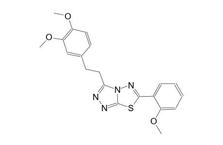 [1,2,4]triazolo[3,4-b][1,3,4]thiadiazole, 3-[2-(3,4-dimethoxyphenyl)ethyl]-6-(2-methoxyphenyl)-