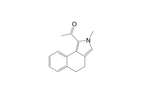 1-(2-Methyl-4,5-dihydrobenzo[g]isoindol-1-yl)ethanone