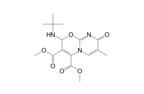 Dimethyl-2-(tert-butylamino)-7-methyl-8-oxo-2H,8H-pyrimido[2,1-b][1,3]oxazine-3,4-dicarboxylate