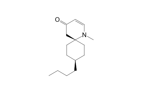 (6,9-cis)-9-n-Butyl-1-methyl-1-aza-6-spiro[5.5]undec-2-en-4-one
