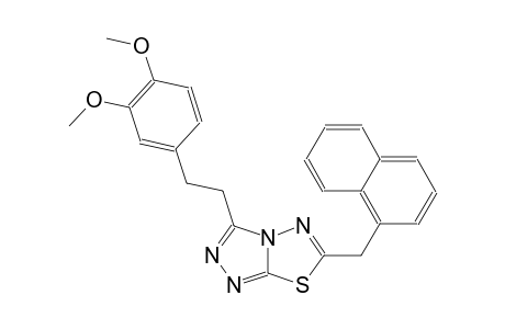 [1,2,4]triazolo[3,4-b][1,3,4]thiadiazole, 3-[2-(3,4-dimethoxyphenyl)ethyl]-6-(1-naphthalenylmethyl)-