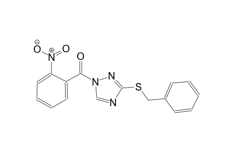 1H-1,2,4-triazole, 1-(2-nitrobenzoyl)-3-[(phenylmethyl)thio]-