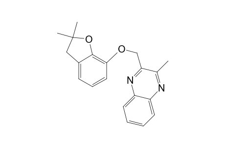 Quinoxaline, 2-[[(2,3-dihydro-2,2-dimethyl-7-benzofuranyl)oxy]methyl]-3-methyl-