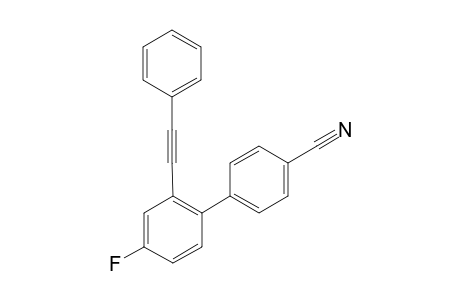 4'-Fluoro-2'-phenylethynylbiphenyl-4-carbonitrile