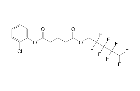 Glutaric acid, 2,2,3,3,4,4,5,5-octafluoropentyl 2-chlorophenyl ester