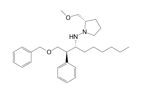(2S)-2-(methoxymethyl)-N-[(2R,3R)-2-phenyl-1-phenylmethoxy-nonan-3-yl]pyrrolidin-1-amine