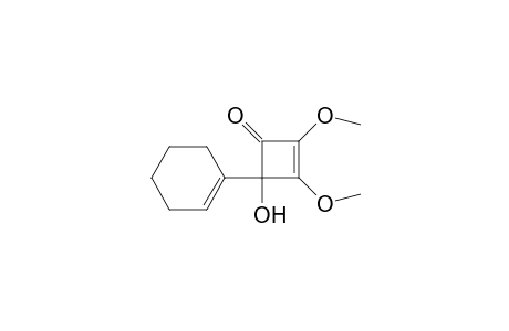4-(1-Cyclohexenyl)-2,3-dimethoxy-4-hydroxy-2-cyclobuten-1-one