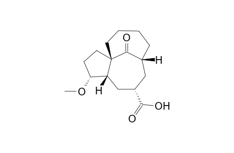 6-Carboxy)-3-methoxytricyclo[8.3.1(8,13).0(4,13)]tetradecan-14-one