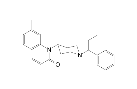 N-3-Methylphenyl-N-[1-(1-phenylpropyl)piperidin-4-yl]prop-2-enamide