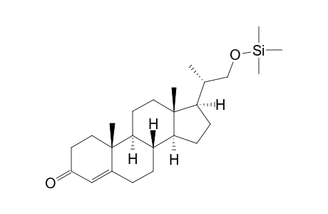 22-Trimethylsilyloxy-23,24-dinor-4-cholen-3-one