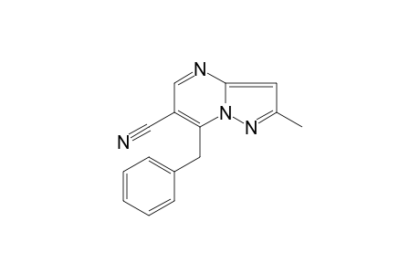 7-Benzyl-2-methylpyrazolo[1,5-a]pyrimidine-6-carbonitrile