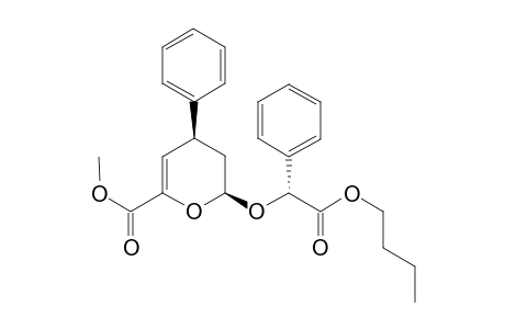 (+-)-Methyl 2-[.alpha.-(butoxycarbonyl)benzyloxy]-4-phenyldihydropyrane-6-carboxylate