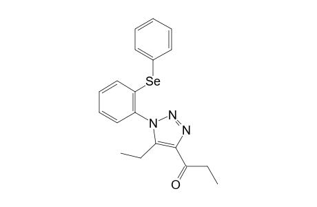 1-(5-Ethyl-1-(2-(phenylselanyl)phenyl)-1H-1,2,3-triazol-4-yl)propan-1-one