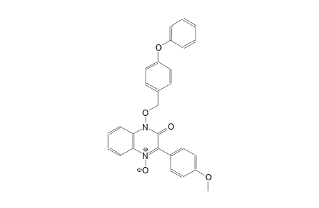 3-(4-methoxyphenyl)-1-[(4-phenoxybenzyl)oxy]-2(1H)-quinoxalinone 4-oxide