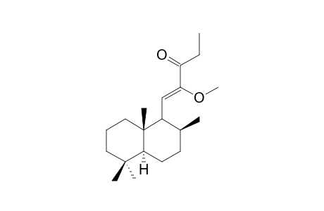 (Z)-12-METHOXY-16-NORLABD-11-EN-13-ONE