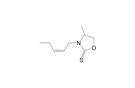 (Z)-4-methyl-3-(pent-2-enyl)oxazolidine-2-thione