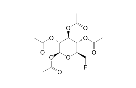 1,2,3,4-Tetra-O-acetyl-6-fluoro-6-deoxy.beta.-D-glucopyranose