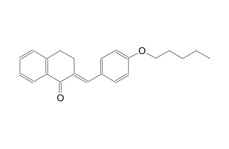 (2E)-2-[4-(pentyloxy)benzylidene]-3,4-dihydro-1(2H)-naphthalenone